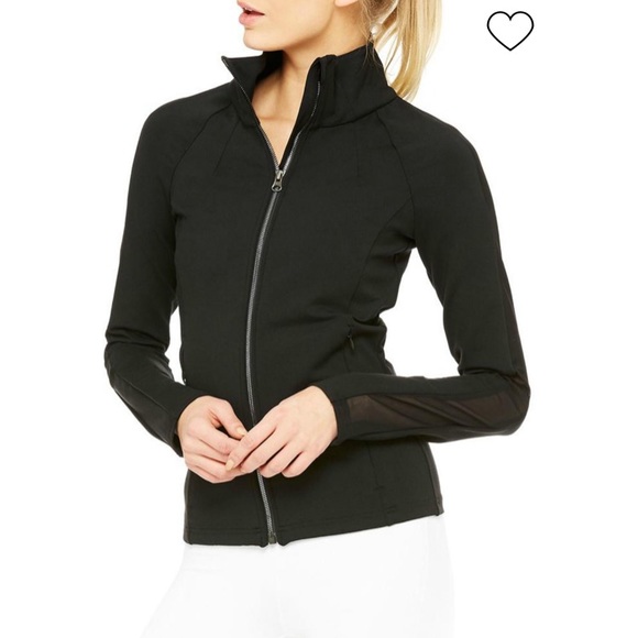 ALO Yoga Jackets & Blazers - Alo Yoga Kata Jacket Black Full Zip Sz M NEW